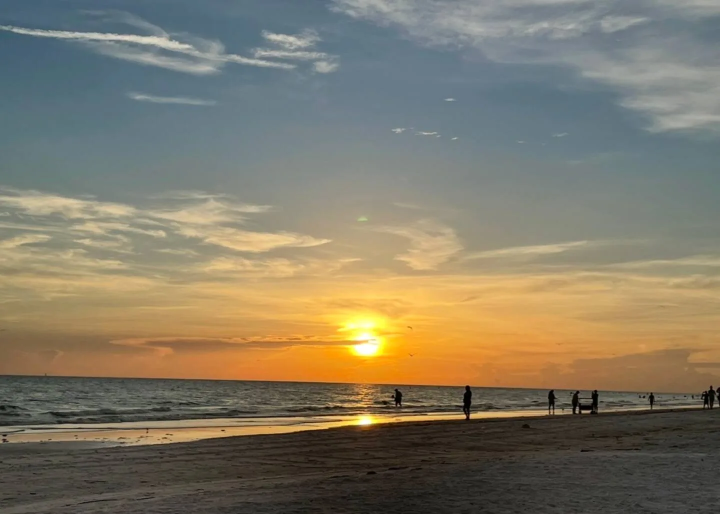 Atardecer sobre el mar de Santa Marta